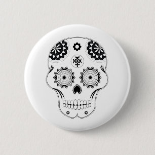 Sugar Skull Button