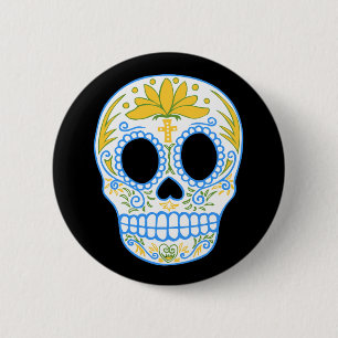 Sugar Skull Button