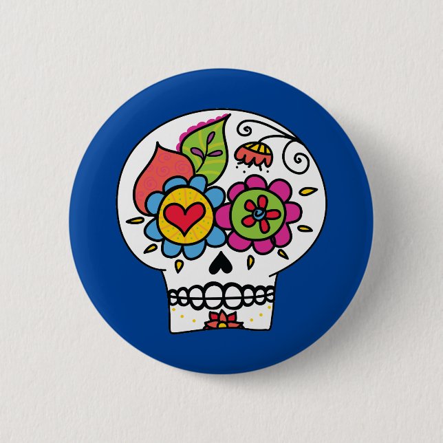 Sugar Skull, Button (Front)