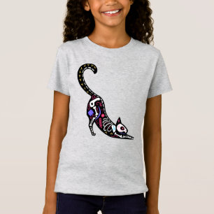 Sugar Skull Calavera Cat I T-Shirt