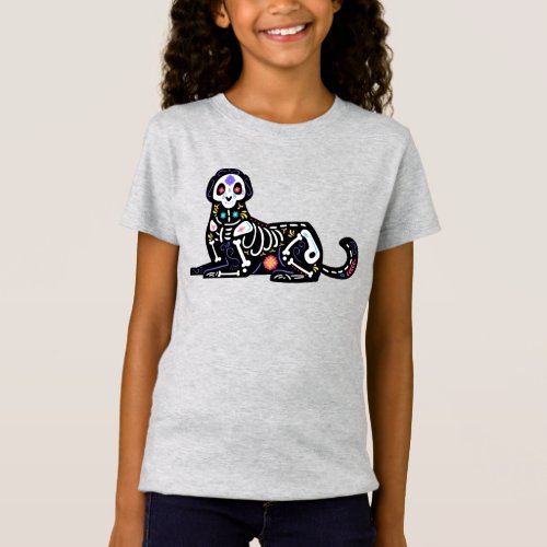 Sugar Skull Calavera Dog III T_Shirt