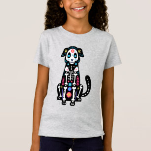 Sugar Skull Calavera Dog IV T-Shirt