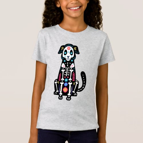 Sugar Skull Calavera Dog IV T_Shirt
