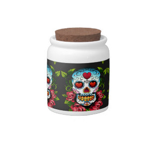Sugar Skull Candy Jar