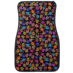Sugar Skull Car Mat