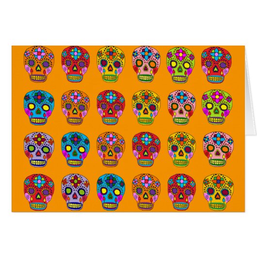 Sugar Skull Cards (Front Horizontal)