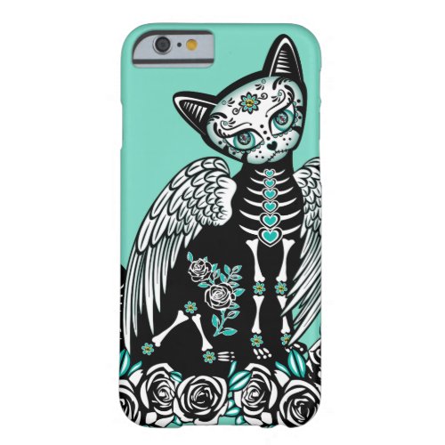 Sugar Skull Cat Barely There iPhone 6 Case