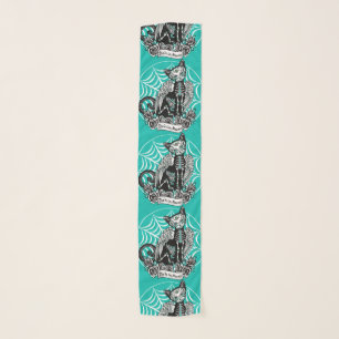 Sugar Skull Cat Scarf