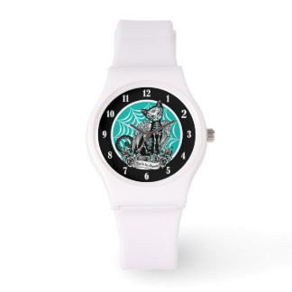 Sugar Skull Cat Watch