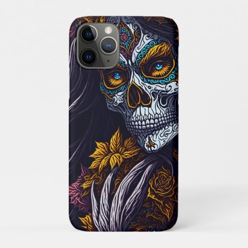 Sugar Skull Catrina iPhone 11 Pro Case