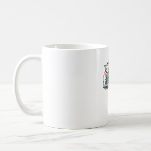 Sugar Skull Cats Calavera Dia De Muertos Mexican H Coffee Mug