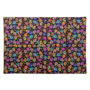 Sugar Skull Cloth Placemat