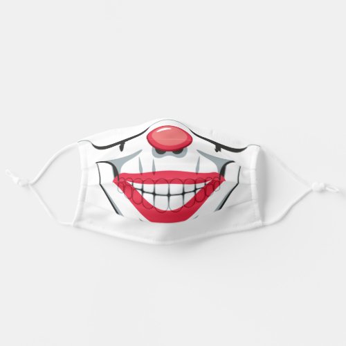 Sugar Skull Clown Day of The Dead Halloween Adult Cloth Face Mask