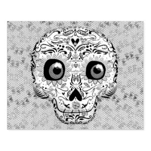 Sugar Skull Rubber Stamps Zazzle