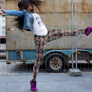 Sugar Skull Dance Leggings – Cool