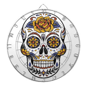 Sugar Skull Dart Board