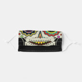 Sugar Skull Day Of The Dead Adult Cloth Face Mask (Front, Folded)