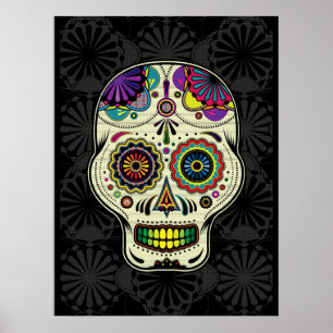 Sugar Skull - Day of the Dead Art poster