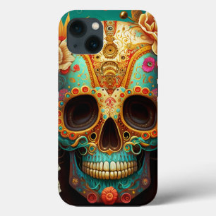 Sugar Skull Day Of The Dead iPhone 13 Case