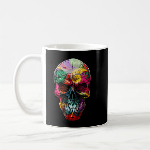 Sugar Skull Day Of The Dead Cool Bone Head Skulls Coffee Mug