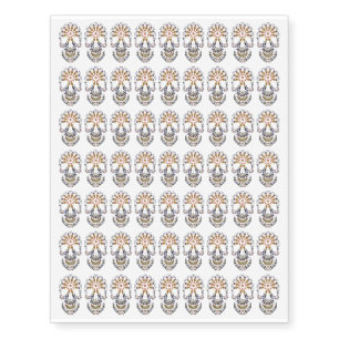 Sugar Skull, Day of the Dead, Halloween, Designs Temporary Tattoos