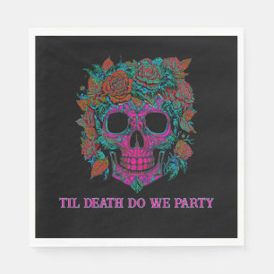 Sugar Skull Day of the Dead halloween Napkins