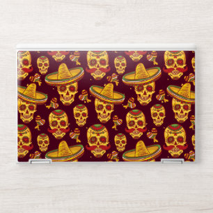 Sugar Skull Day of the Dead HP Laptop Skin