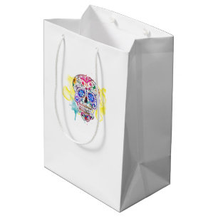 Sugar Skull Day of the Dead Life Celebration Medium Gift Bag