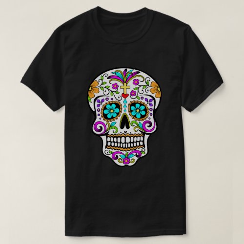 Sugar Skull Day of the Dead T_Shirt