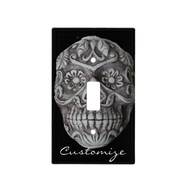 Sugar Skull Day of the Dead Thunder_Cove Light Switch Cover (Front)