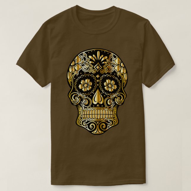 Sugar Skull Design 1 T-Shirt (Design Front)