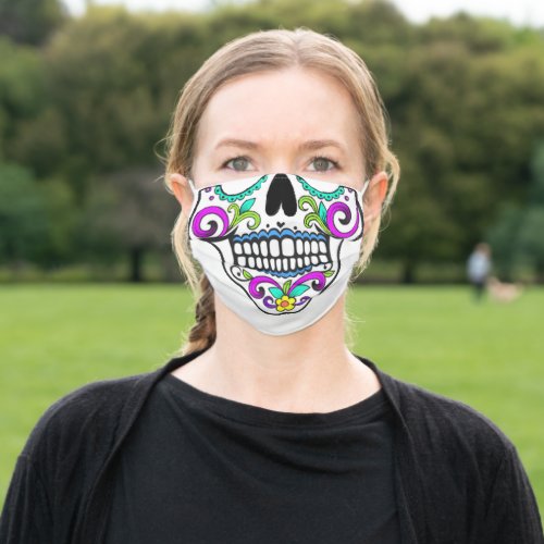 Sugar Skull Design2 Face Mask