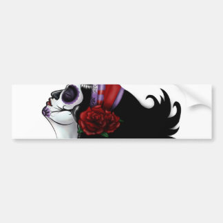 Sugar Skull Design Bumper Sticker