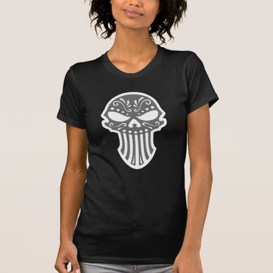 Sugar Skull Design (white) T-Shirt