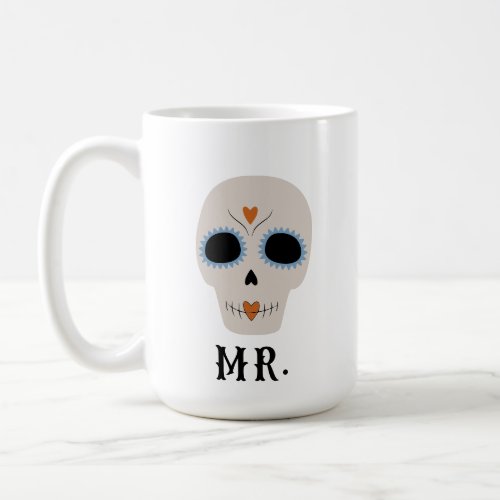 Sugar Skull Dia De Los Muertos Day of the Dead Mr Coffee Mug
