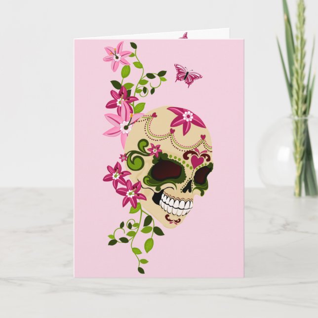 Sugar Skull [Día de Muertos] Card (Front)