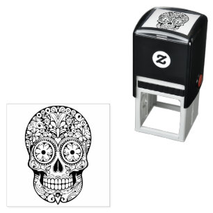 Sugar Skull 💀💀 Día de Muertos Self-inking Stamp