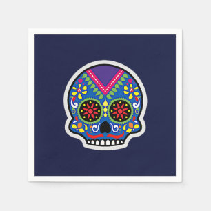 Sugar Skull Dias de los Muertos Napkins