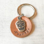 Sugar Skull Disc Pet Tag (Front)