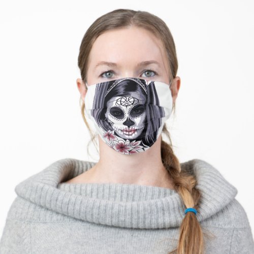 Sugar Skull Disposable Face Mask
