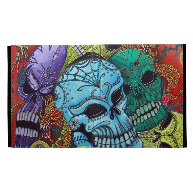 Sugar Skull Dragon IPad Caseable Case (Opened)