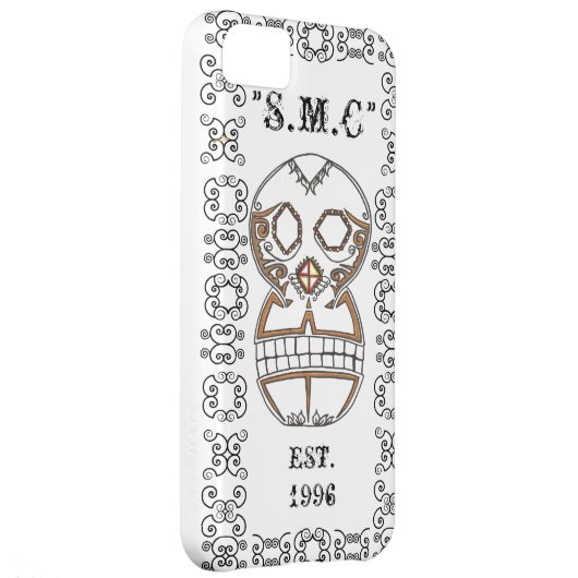SUGAR SKULL & FILIGREE IPHONE CASE (Back/Right)
