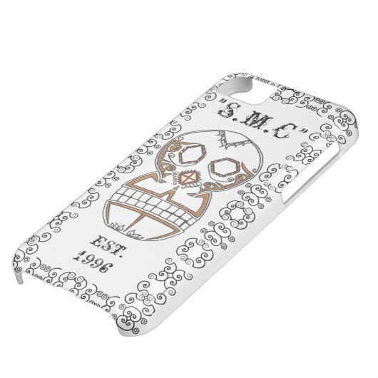 SUGAR SKULL & FILIGREE IPHONE CASE (Bottom)