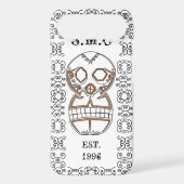 SUGAR SKULL & FILIGREE IPHONE CASE (Back)