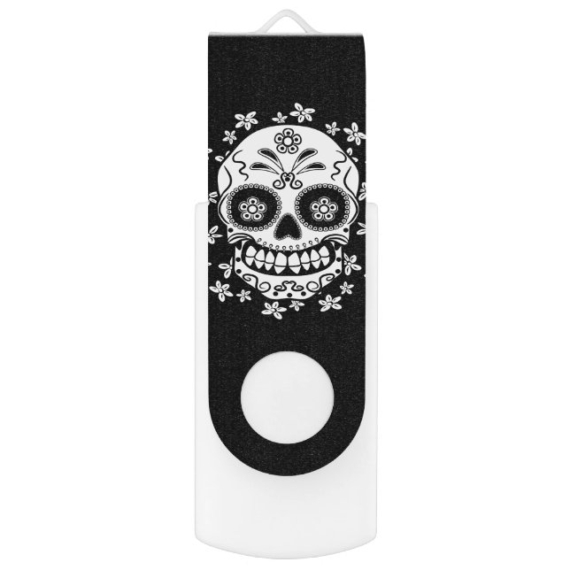 Sugar Skull Flash Drive (Front Vertical)