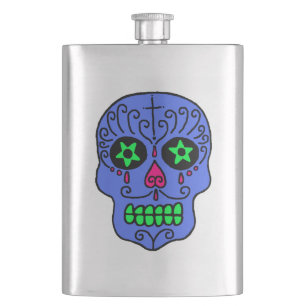 Sugar Skull Flask