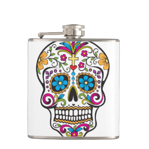 Sugar Skull Flask