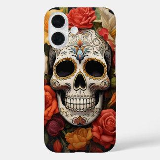 Sugar Skull Floral iPhone / iPad case