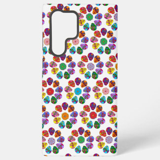 Sugar Skull Flowers Samsung Galaxy S22 Ultra Case