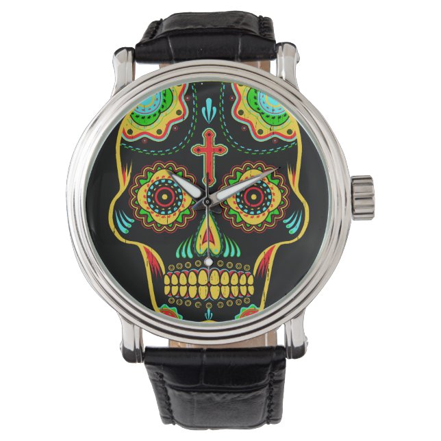 Sugar skull full color watch (Front)